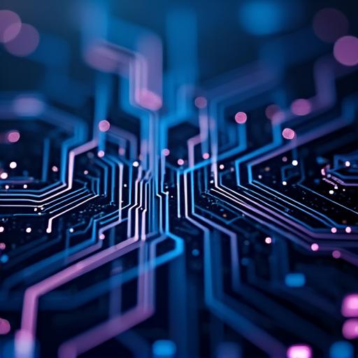 Abstract technology hardware.